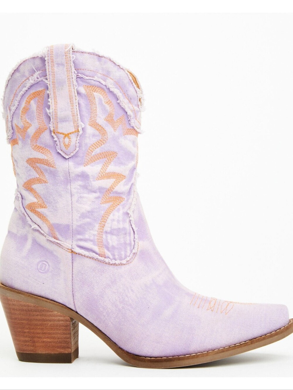 Dingo Lavender Cowboy Boots  Y'all Need Dolly Western Boots - Snip Toe Size 10 - Picture 10 of 16